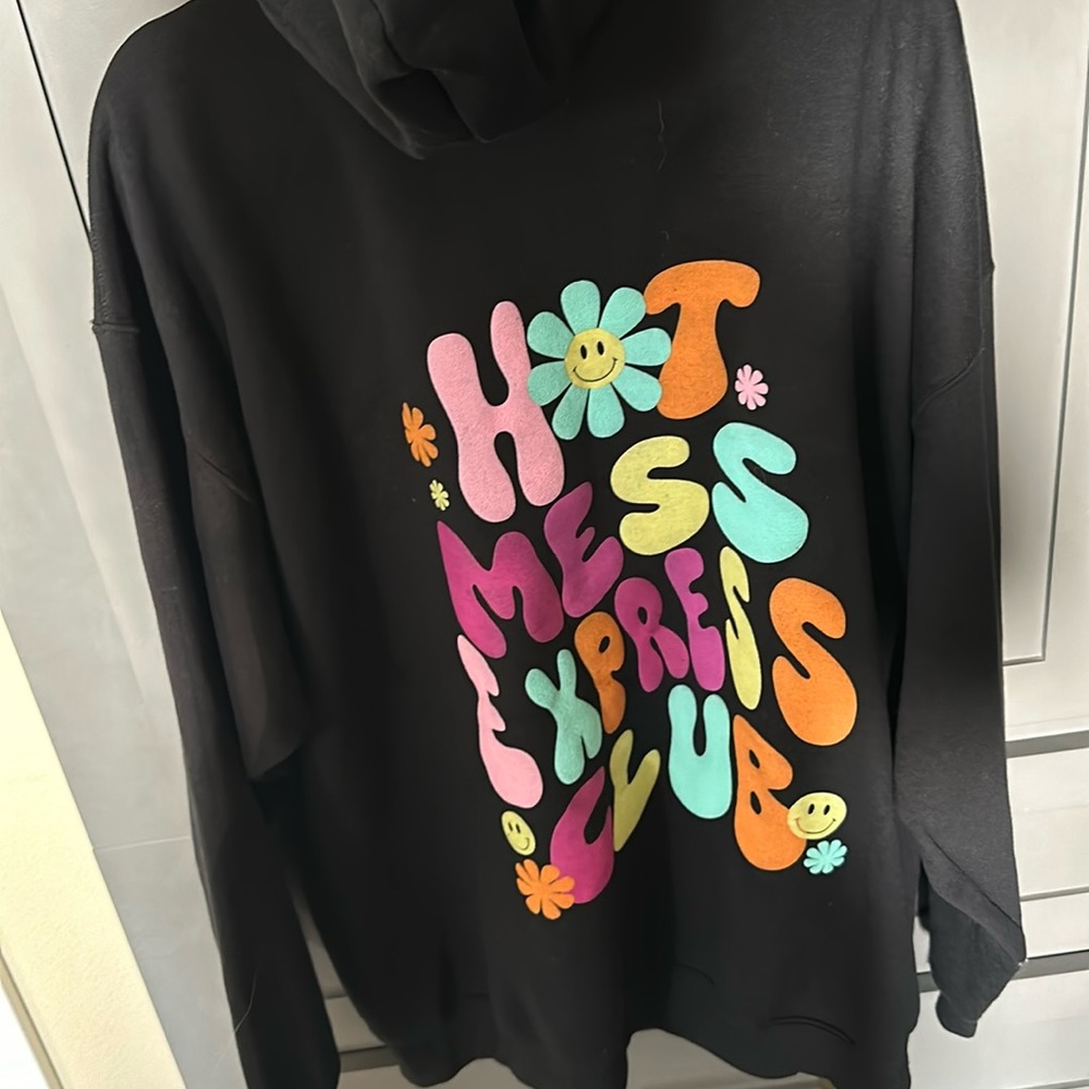 Krista Horton hot mess express hoodie 2xl